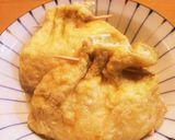 ネギ餅卵の巾着☆簡単作り方8写真