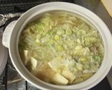 豚肉、白菜、豆腐のシンプル鍋作り方4写真