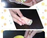 簡単！手巻き生ハム(///ω///)♪作り方4写真