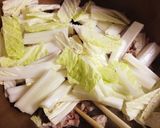 油分カット、豚こまと白菜のカレー風味炒め作り方4写真