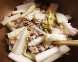 油分カット、豚こまと白菜のカレー風味炒め作り方5写真
