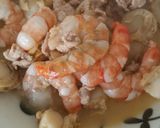 フライパンでパエリア作り方1写真