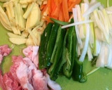 ★簡単★千切り野菜の中華炒め作り方1写真