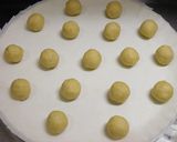 バナナ風味*黒いスノーボールクッキー作り方7写真