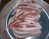 白菜の塩漬けで豚キムチ作り方3写真