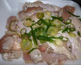 油の無いホルモンで塩焼きそば作り方1写真