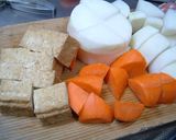 母の味　大根と鶏肉の煮物作り方1写真
