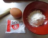 最速の卵すいとんスープ作り方1写真