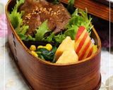 お弁当★ほうれん草とコーンのバター麺つゆ作り方4写真