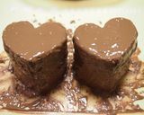 バレンタイン♡ハートのチョコケーキ作り方4写真