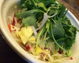 冬野菜の自家製塩レモンで中華ダレサラダ作り方3写真
