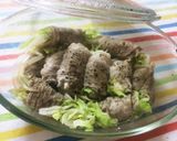 レンジで！キャベもやし豆腐の豚肉巻き作り方4写真