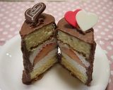 バレンタイン♡ハートのチョコケーキ作り方5写真