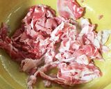我が家の定番 ☆肉鍋☆作り方1写真