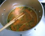 ランチ セロリ 人参 ウインナーのスープ作り方5写真