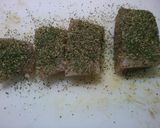 フライパンで 簡単 マグロの 香草焼き作り方1写真