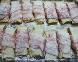 簡単！厚揚げのマキマキ焼き作り方1写真