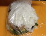 ラップで超楽チン　手抜きおにぎらず作り方9写真