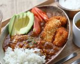 圧力鍋で作る♪　トマトチキンカレー♪作り方15写真