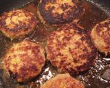 かぼちゃのやわらかハンバーグ作り方4写真
