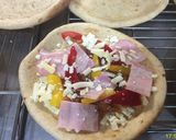 冷凍ピザ生地にトッピング3種類作り方7写真