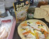 冷凍ピザ生地にトッピング3種類作り方10写真