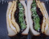 ブロッコリーと卵焼き…サンドイッチ作り方4写真