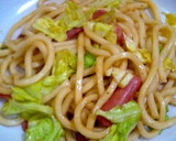 レンジで簡単！焼きうどん♡ソース編作り方4写真