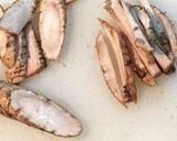 大人の総菜＊おつまみ牛蒡と生姜のキンピラ作り方1写真