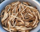 大人の総菜＊おつまみ牛蒡と生姜のキンピラ作り方2写真