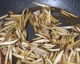 大人の総菜＊おつまみ牛蒡と生姜のキンピラ作り方8写真