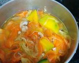 離乳食に栄養満点かぼちゃと野菜スープ♪作り方4写真