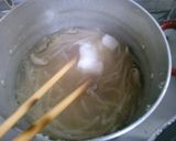 イカ もやし 椎茸の ナンプラースープ！作り方5写真