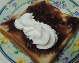 極旨✫ホイップ小倉トースト作り方3写真
