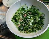 水菜とハムとチーズのオムレツ作り方1写真