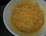 水菜とハムとチーズのオムレツ作り方3写真