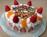 妖怪ウォッチキャラ☆りゅうじんケーキ作り方4写真
