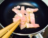 ＊芽キャベツとベーコンの香ばし炒め＊作り方4写真