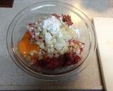 れんこんの和風ハンバーグ、おろしポン酢で作り方2写真