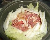 炊飯器で！？白菜と豚肉のバター蒸し作り方2写真