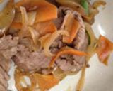 肉・野菜炒めリメイク★簡単オムライス作り方1写真