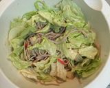 旦那レシピ⑦わさびが利いた蕎麦サラダ作り方4写真