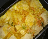 節約♬つまみ♪かき揚げ＆冷凍豆腐♡卵とじ作り方4写真