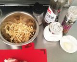 アレンジ＊切り干し大根豚肉塩にんにく炒め作り方1写真