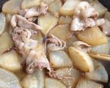 味の染み込んだ豚バラ大根作り方4写真
