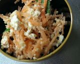 きぬさやと人参のビーナッツ白あえ作り方7写真