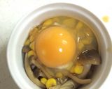 *朝ごはんに♡半熟マヨコーンココット*作り方2写真