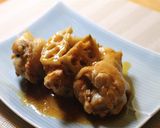 手羽元とレンコンのケチャ醤油煮作り方6写真