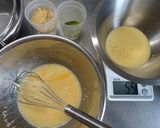 ２層♪抹茶ときな粉のシフォンケーキ作り方4写真