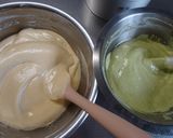 ２層♪抹茶ときな粉のシフォンケーキ作り方18写真